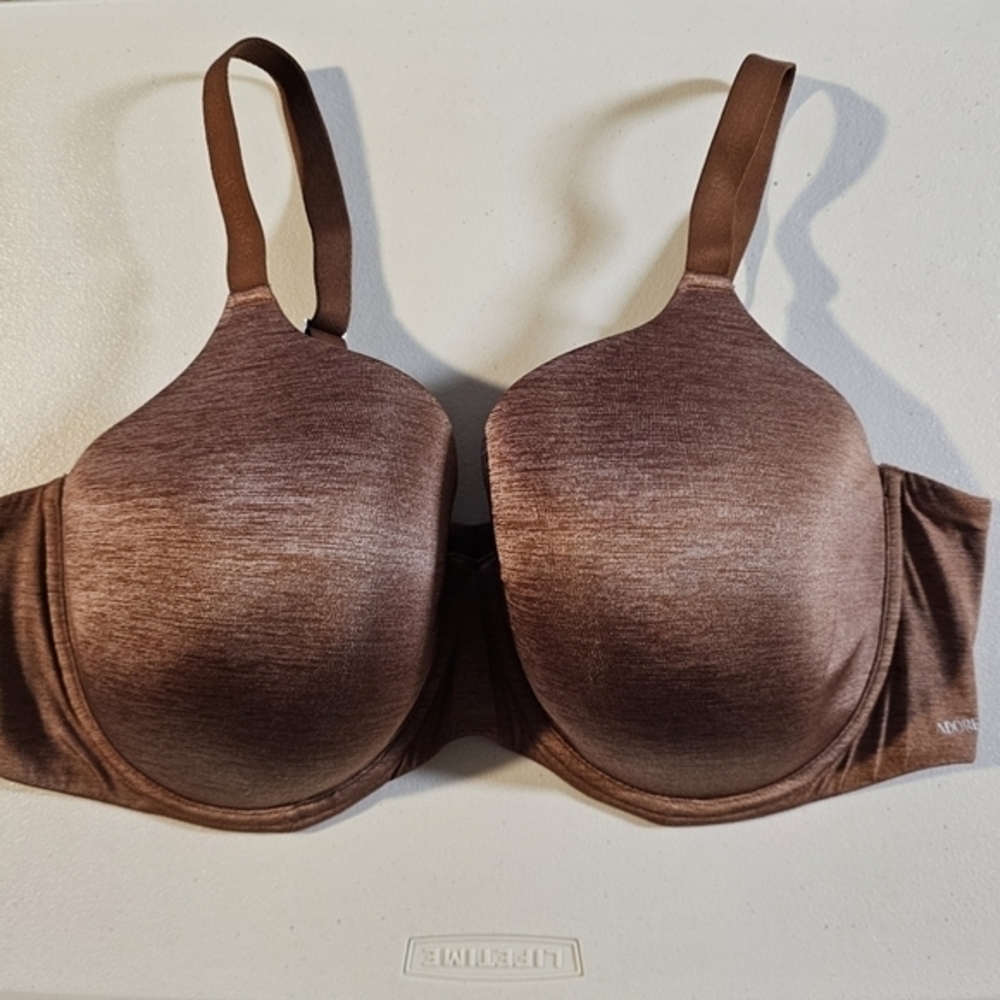 Adore Me Brown‎ Heather Full Coverage T-Shirt Bra 44DD BR-07091-FUL Underwire